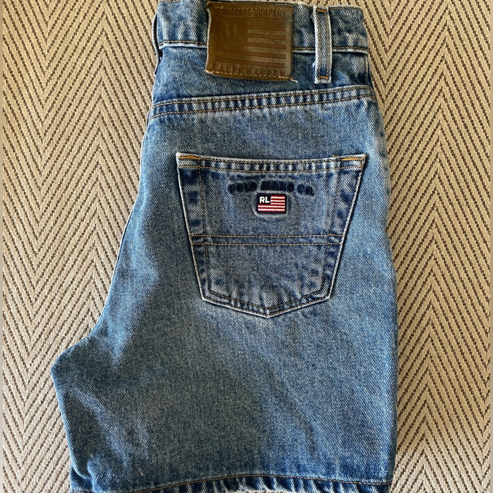 Vintage Ralph Lauren Polo Jeans Company Denim Short